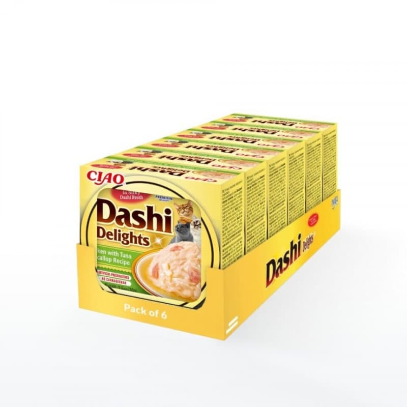 Churu Cat Dashi Pollo con atún y vieira