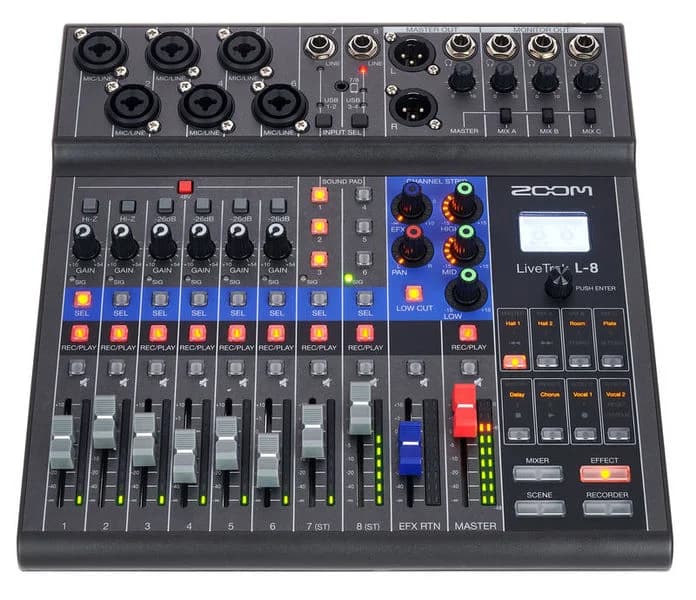 Zoom Livetrak L-8