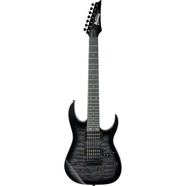 Ibanez GRG7221QA Transparent Black Sunburst