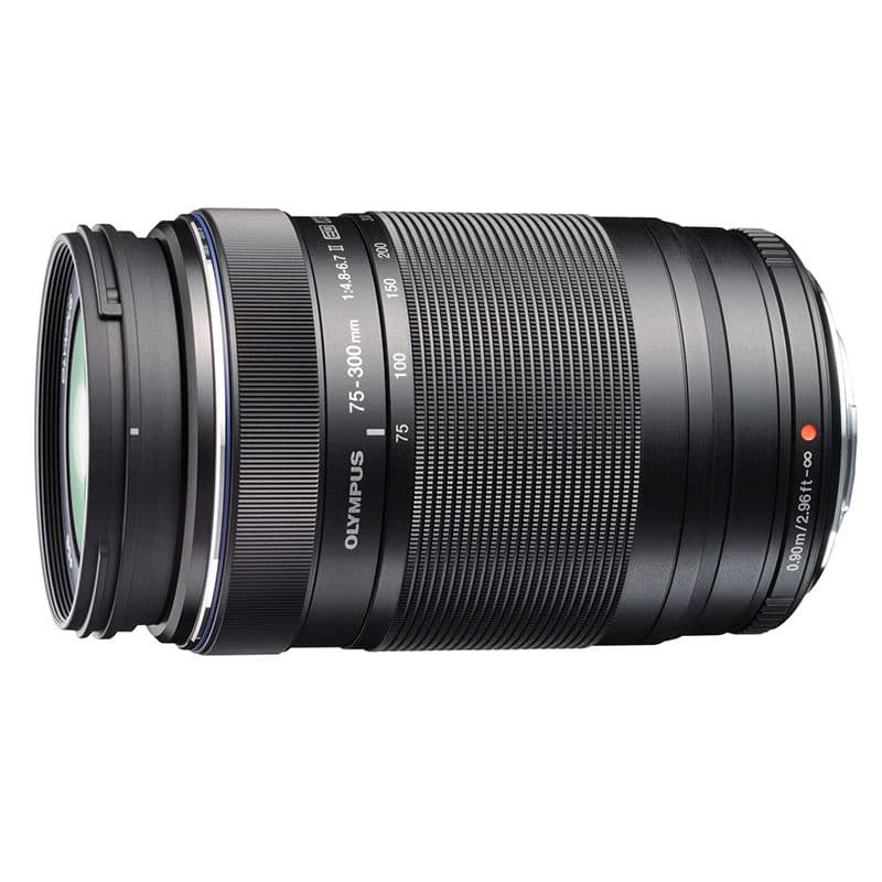 Objetiva OM System Olympus 75-300mm F/4,8-6,7 M.Zuiko D ED II Black - V3105040BE000