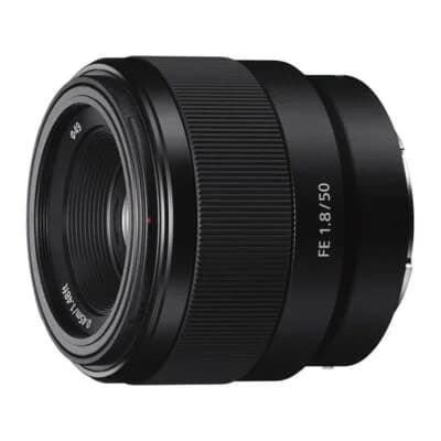 Objectiva Sony FE 50 mm f/1.8, Montagem E, Leve e Compacta, 49 mm