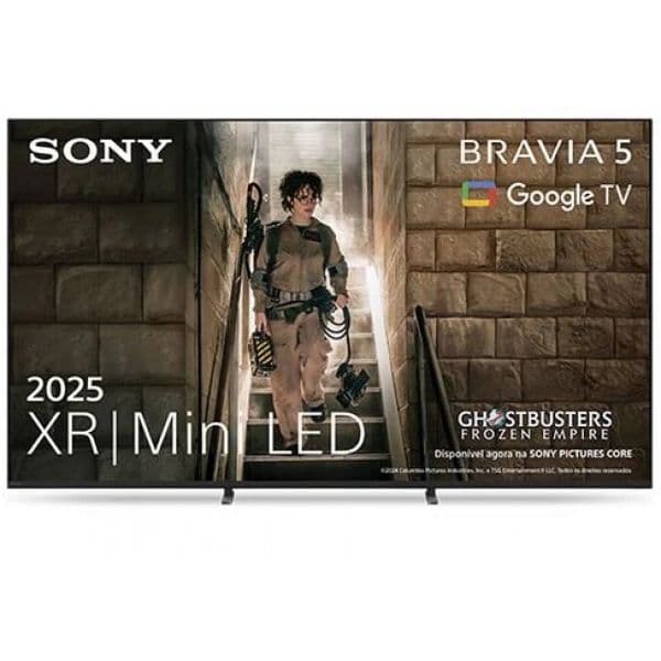 TV Sony 65" K65XR55B Bravia 5 SmartTV Mini LED 4K UHD Google TV