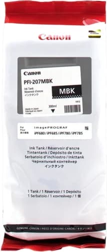 Canon PFI207 Preto Mate Cartucho de Tinta Original – PFI207MBK/8788B001