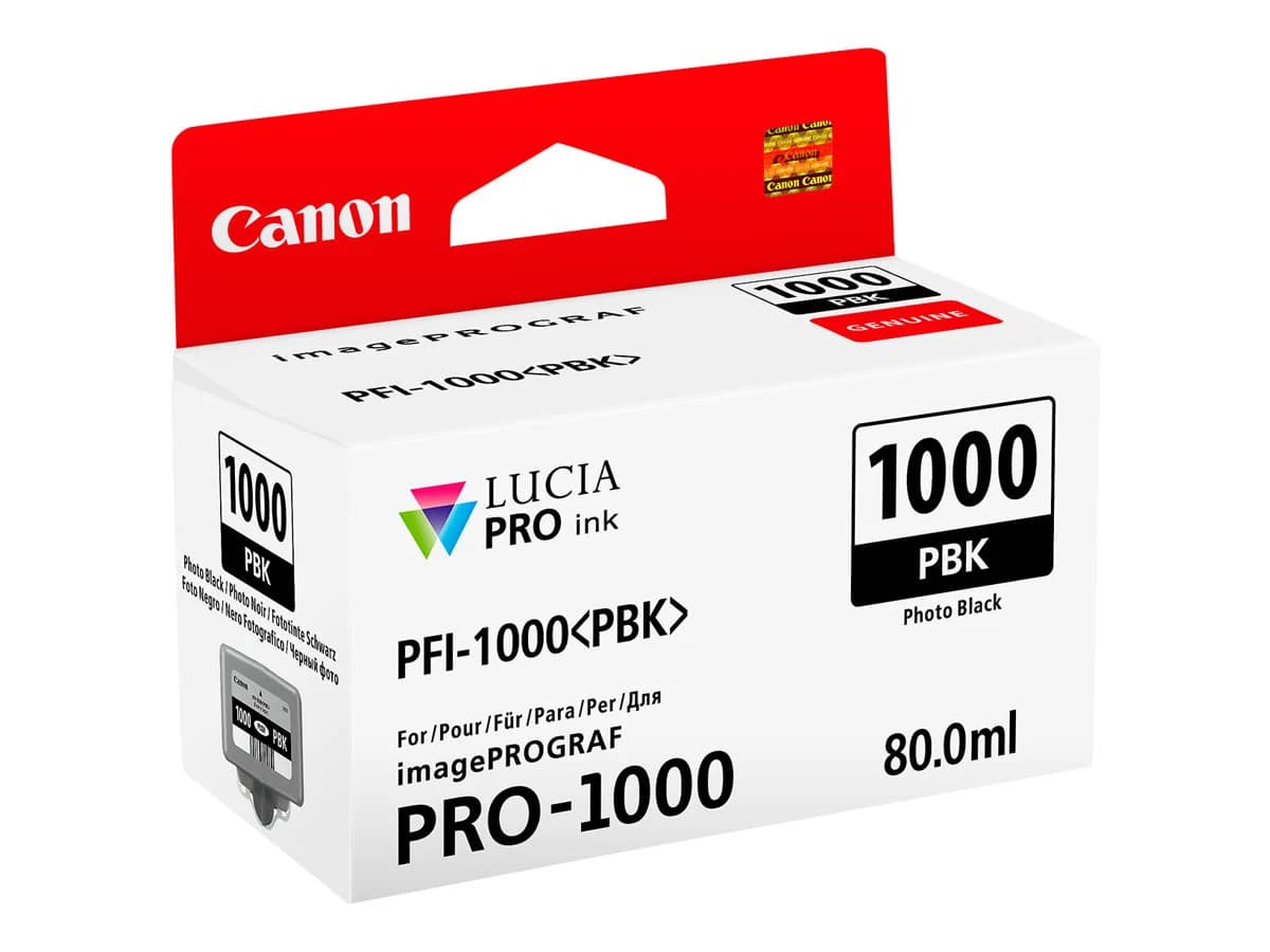 Tinteiro Canon PFI-1000PBK Photo Black - 0546C001AA