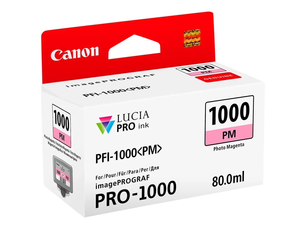 Tinteiro Canon PFI-1000PM Photo Magenta - 0551C001AA