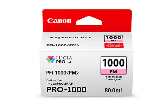 Tinteiro Canon PFI-1000PM Photo Magenta - 0551C001AA