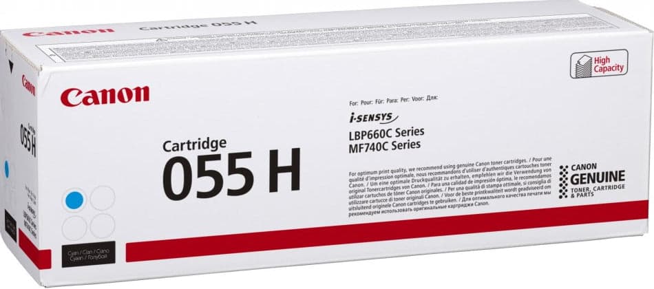Canon 055H Azul Toner Original (3019C002)