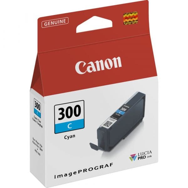 Tinteiro Canon PFI-300 RPO Cian 4194C001