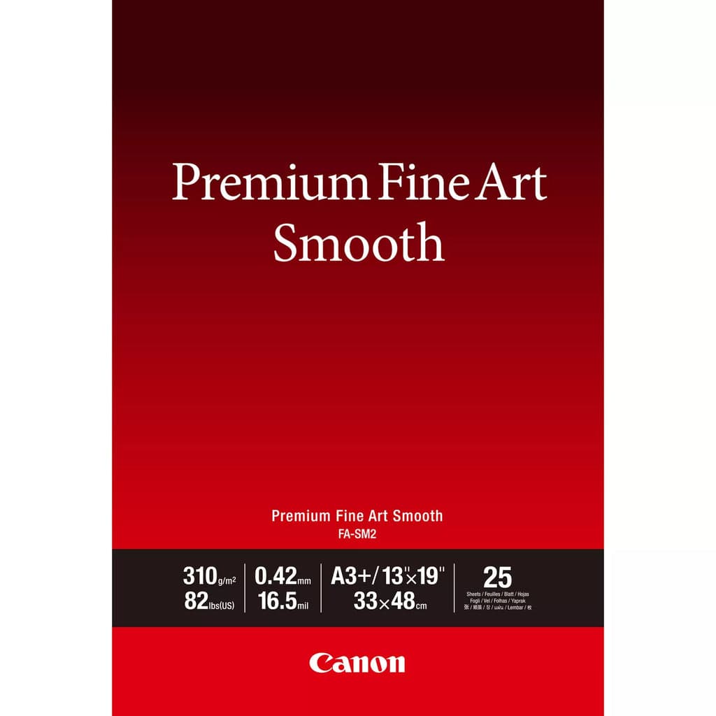 Canon Premium FineArt Smooth A3+ 25 Folhas