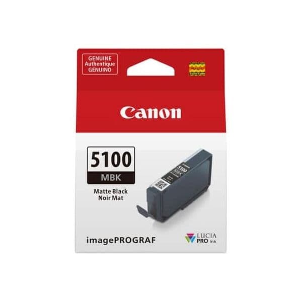 Tinteiro Canon Cartucho PFI-5100MBK Preto Mate