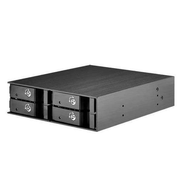 Silverstone FS204 Painel Frontal 5.25" para 4 Discos SATA 2.5" Hot Swap - SST-FS204B