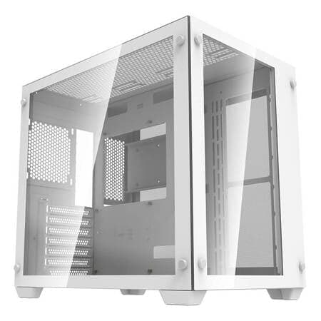 CAIXA COMPUTADOR DARKFLASH C285 COM LOGO (BRANCO)