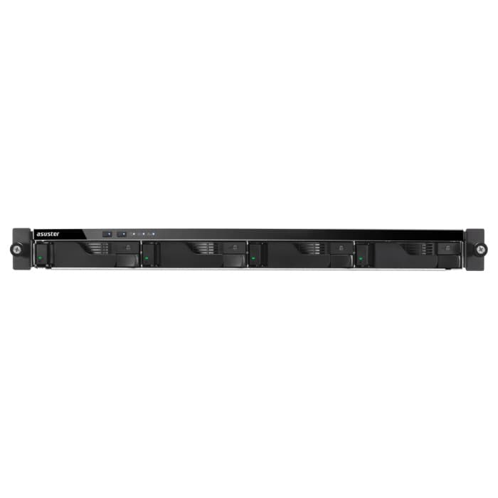Asustor Lockerstor AS6504RD NAS de Montagem em Rack 1U 4 Baías
