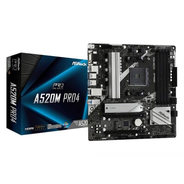 Motherboard Asrock A520M PRO4 SKT AM4 - 90-MXBDU0-A0UAYZ