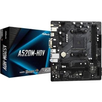 Motherboard Asrock A520M-HDV SKT AM4 - 90-MXBE50-A0UAYZ