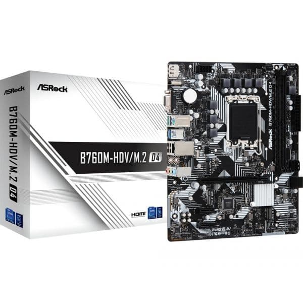 Motherboard AsRock Micro-ATX B760M-HDV/ M.2 D4
