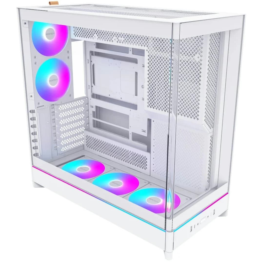 Montech HS02 Pro ATX Vidro Temperado Branca