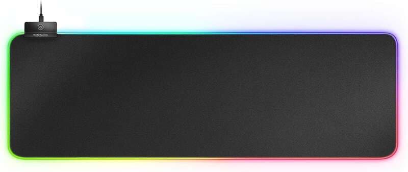Tapete Mars Gaming RGB MMPRGB2 XXL Preto