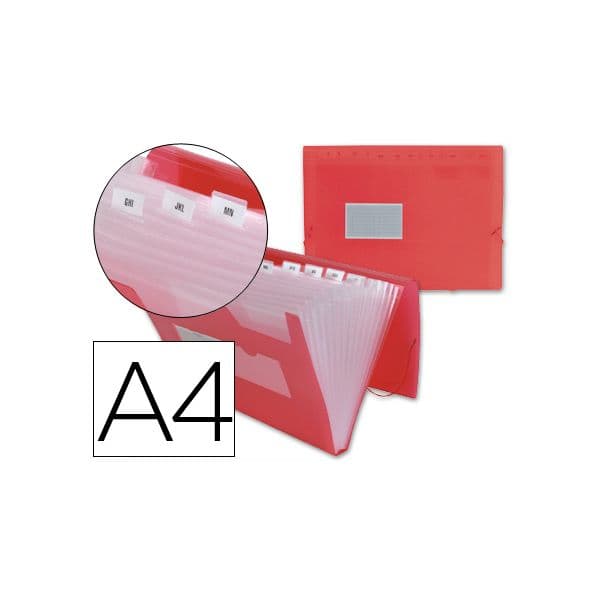 Liderpapel Pasta Classificadora c/ Fole A4 Transp. 13 Depa - 032110