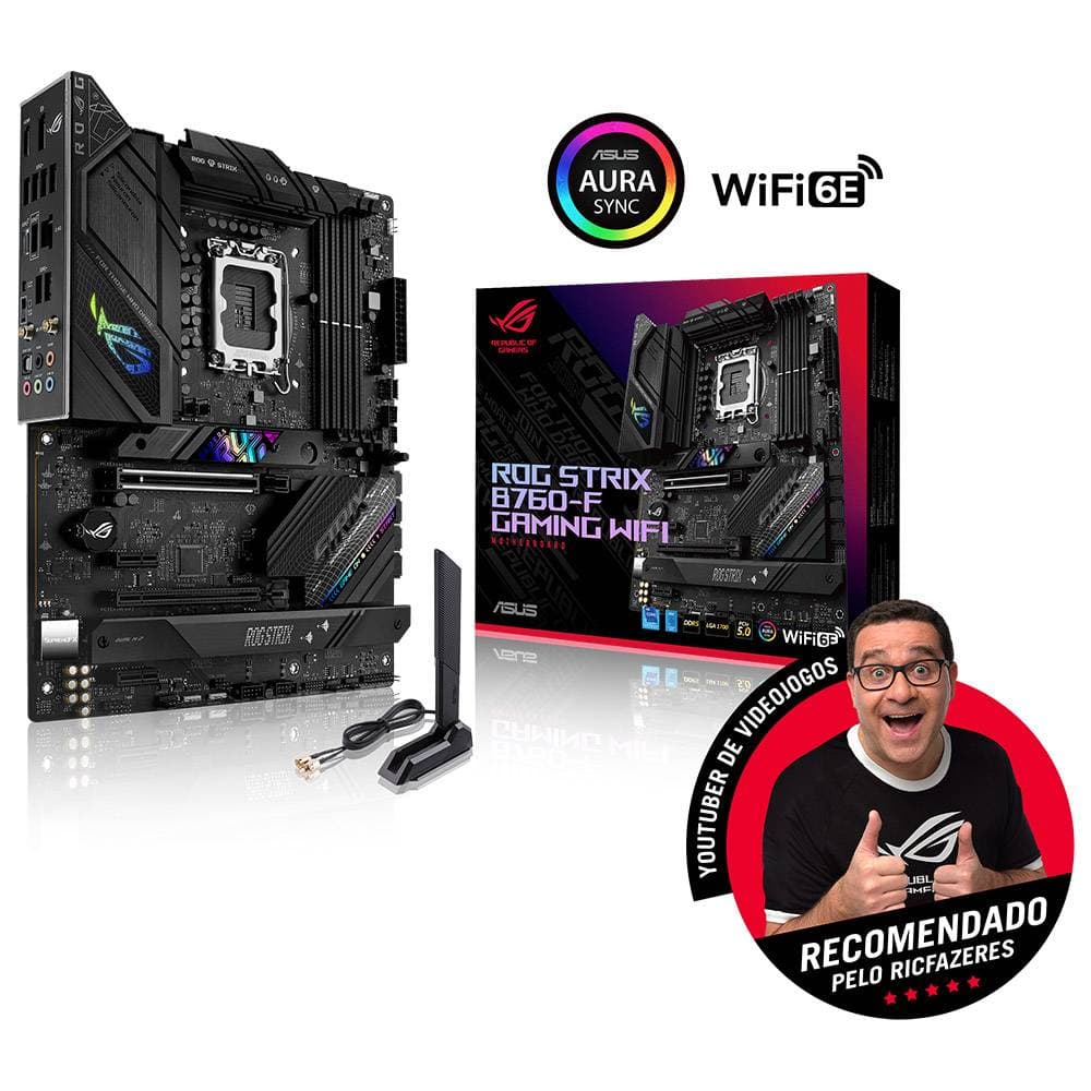 Motherboard Asus Rog Strix B760-F GAMING WIFI - 90MB1CT0-M0EAY0