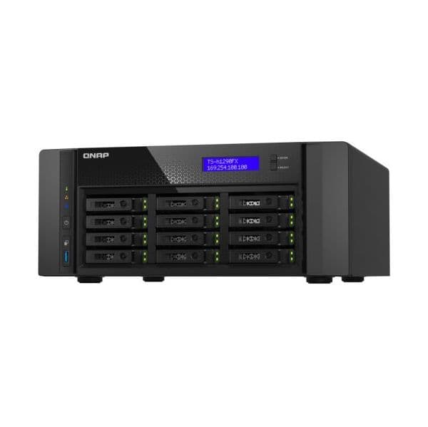 QNAP NAS TS-h1290FX-7232P-64G 12 Baías 25 Gigabit Ethernet / 2.5 Gigabit Ethernet