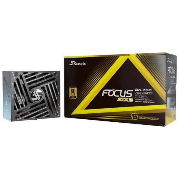 Seasonic Focus GX-750 ATX 3 PCIe 5.1 750W 80 Plus Gold Modular