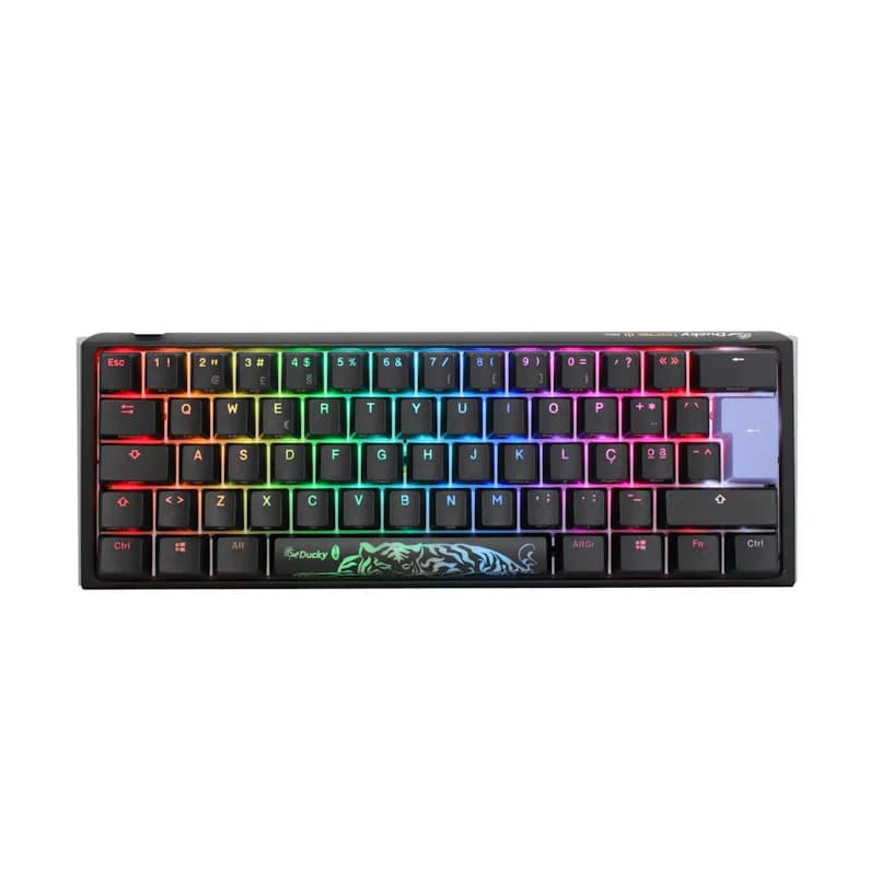 Teclado Ducky ONE 3 Classic Mini 60%, MX-Silent Red, RGB, PT