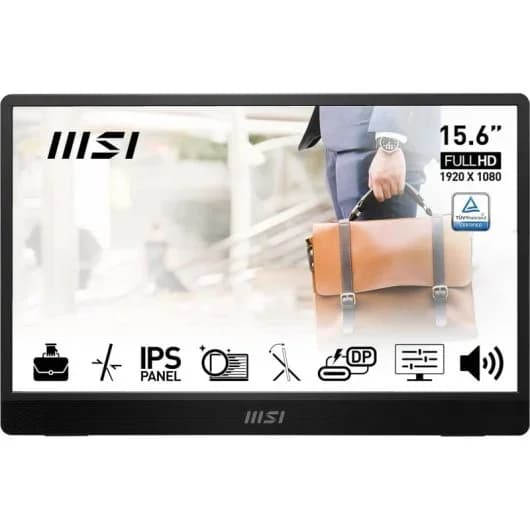 Monitor MSI PRO MP161 E2 15.6" Portátil LED IPS FullHD