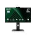 Monitor MSI IPS QHD de 27" e 100Hz, altura ajustável, sincronização adaptável, colunas