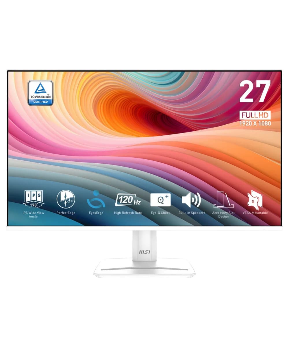 Monitor MSI PRO MP275W E2 27" LED IPS FullHD 120Hz com Altifalantes e Adaptive Sync