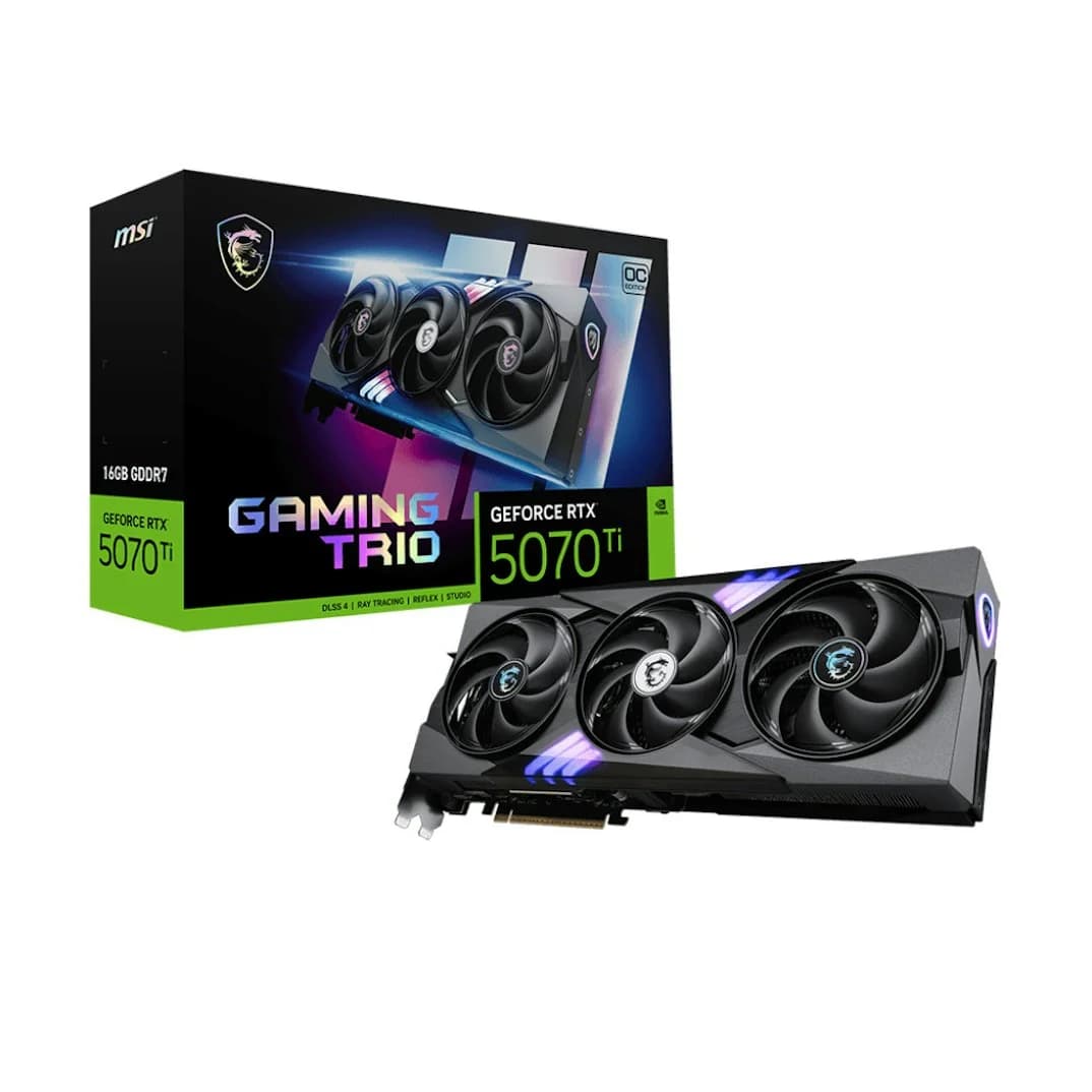 PGV MSI RTX 5070 Ti GAMING TRIO OC PLUS 16GB GDDR7 DLSS4