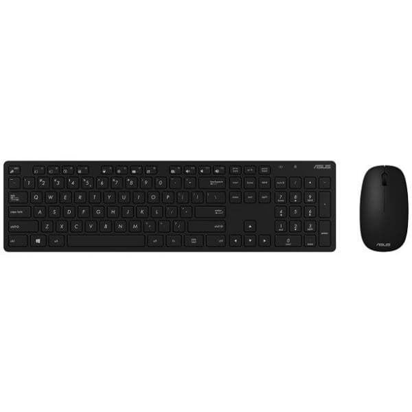 Teclado Asus W5000 Copilot e Rato Sem Fios Preto