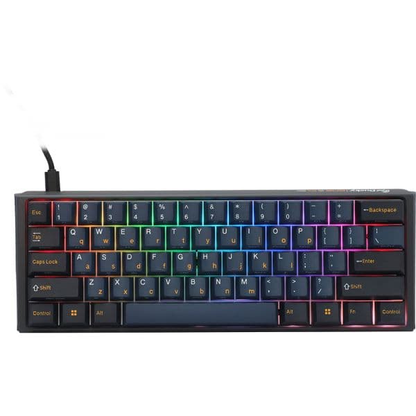 Ducky Teclado Mecânico ONE 3 Pro Nazca Line 60% RGB 8K Polling Rate MX2A-Brown