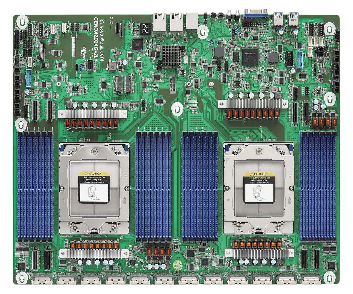 Asrock GENOA2D24G-2L+ motherboard AMD SoC Socket SP5