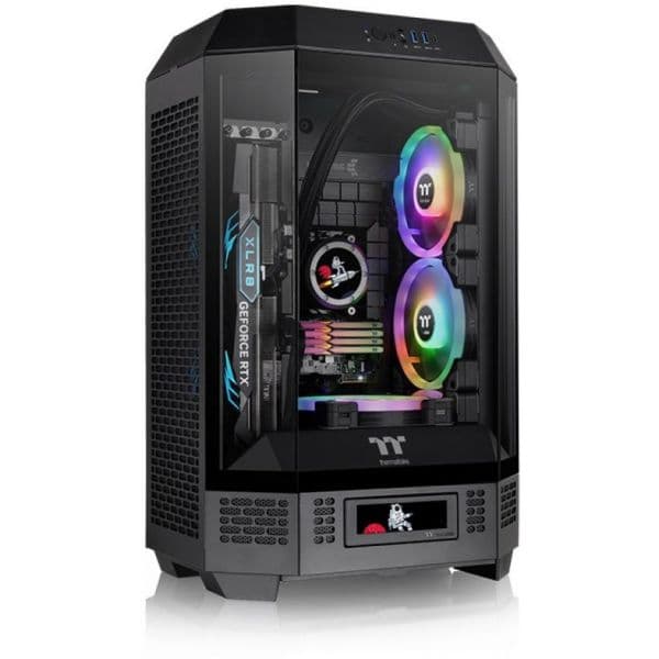 Thermaltake Caixa Pc The Tower 300 Black - CA-1Y4-00S1WN-00