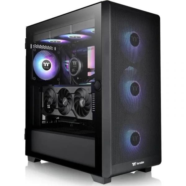Thermaltake S250 Tg Atx 2xusba 3.2 Argb Sem Fonte de Alimentação Preto