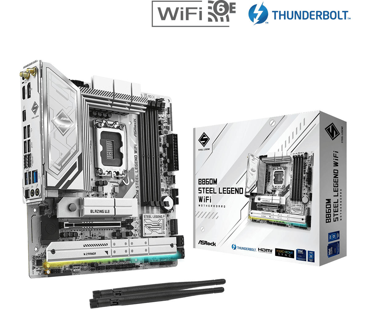 Motherboard AsRock B860M Steel Legend WiFi LGA1851