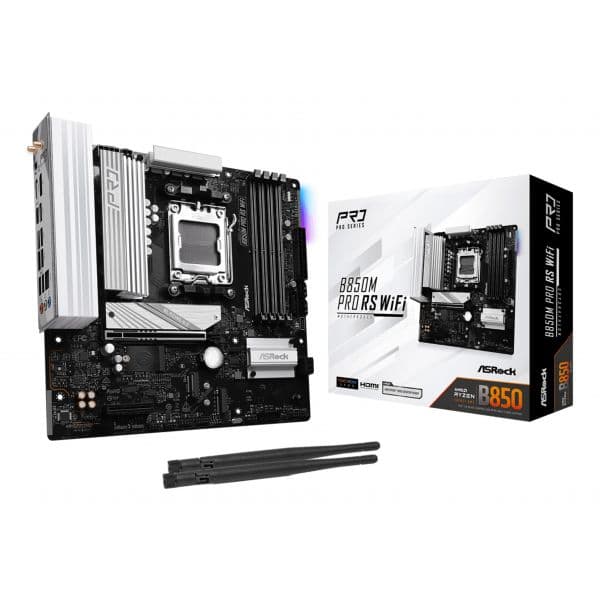 Motherboard AsRock B850M Pro RS WiFi AM5 DDR5 mATX HDMI/DP