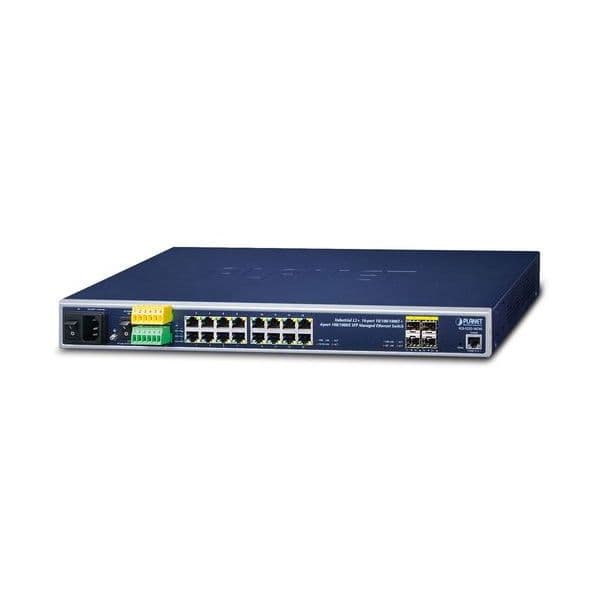 Planet Switch Technology Corp. Planet Industrial L2+ 16-Port 10/100/1000T + 4-Port - IGS-5225-16T4S