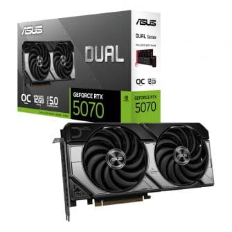 ASUS Dual GeForce RTX 5070 OC 12GB GDDR7 Reflex 2 RTX AI DLSS4