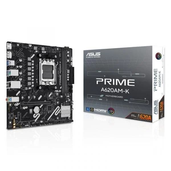 Motherboard ASUS PRIME A620AM-K AMD A620A Socket AM5 DDR5 Micro ATX Gigabit RGB