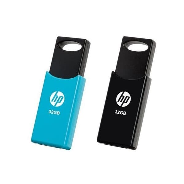 HP 32GB USB 2.0 Black/Blue - HPFD212-32-TWIN