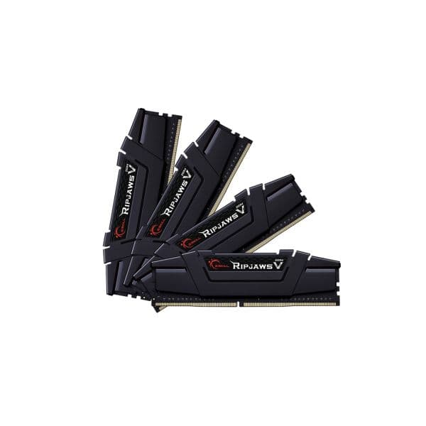 Memória RAM G.Skill DDR4 32GB Pc 4000 CL18 Kit (4x8GB) 32GVK Ripjaws - F4-4000C18Q-32GVK