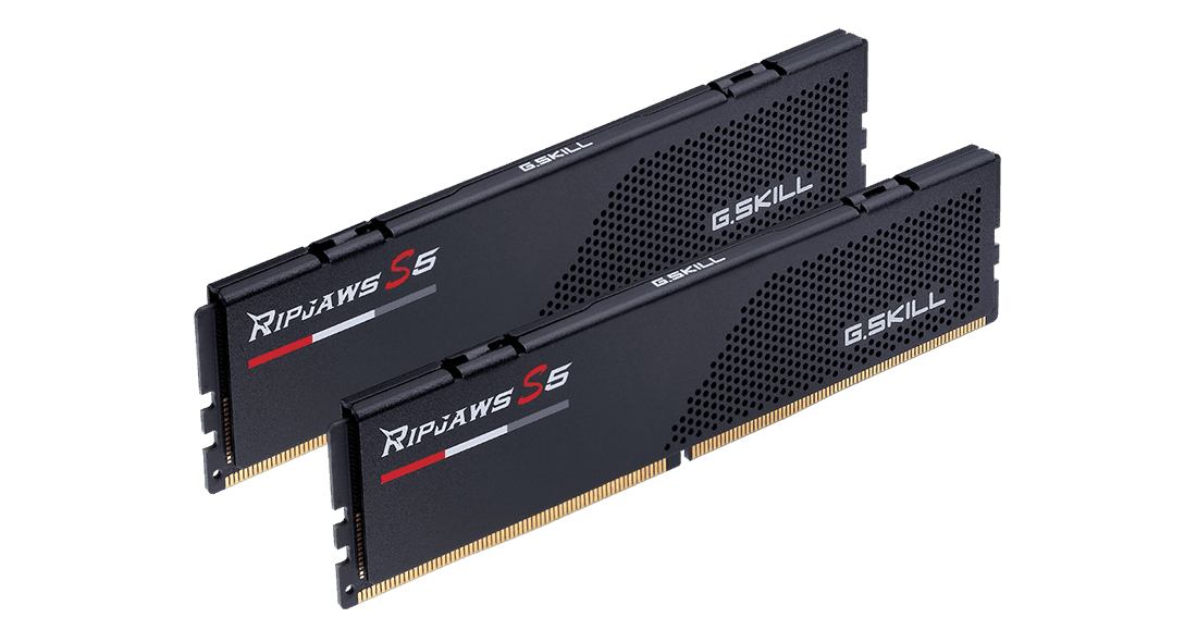 Memória RAM G.Skill Dimm 64GB DDR5-6000 Kit Black, F5-6000J3238G32GX2- - F5-6000J3238G32GX2-RS5K