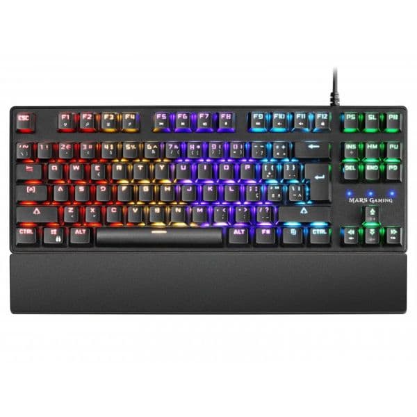 Mars Gaming MKXTKLRPT Mechanical Illuminated RGB Switch Outemu Red PT