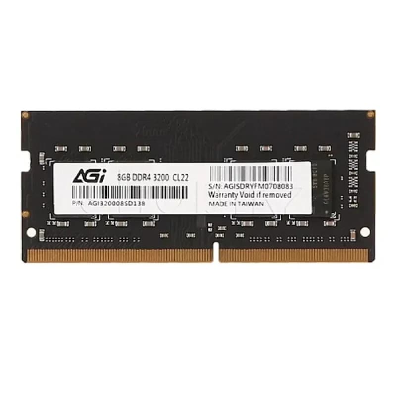 Memória RAM AGI SD138 8GB DDR4 3200MHz CL19 SO-DIMM