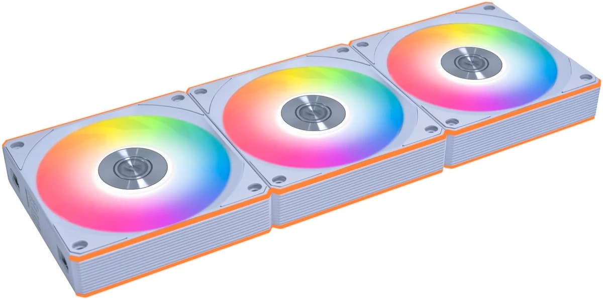 Ventoinha Lian Li UNI FAN CL120 Wireless RGB PWM Branco 120mm (Pack 3)