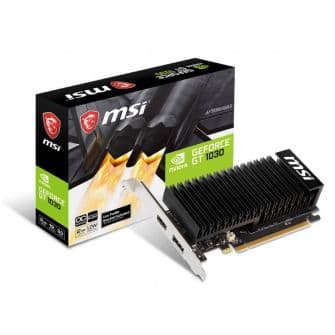 PLACA GRÁFICA MSI NVIDIA GEFORCE GT 1030 OC | 2 GB | GDDR4 | DISCRETO