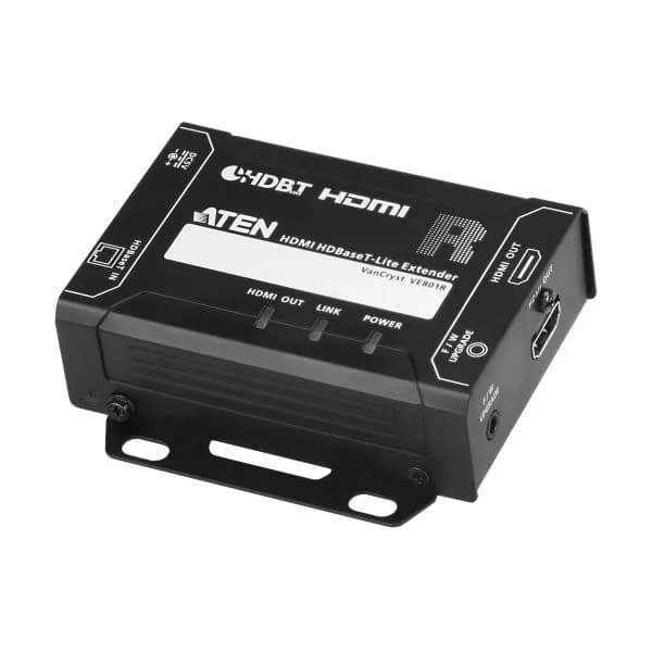 Aten VE801R-AT-G Extensor Audio/Vídeo HDMI HDBaseT-Lite 4K Preto