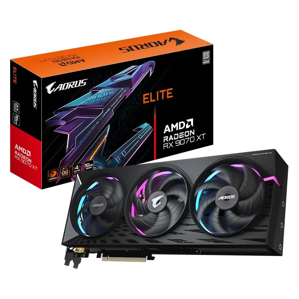 Gigabyte Radeon RX 9070 XT AORUS ELITE 16GB GDDR6